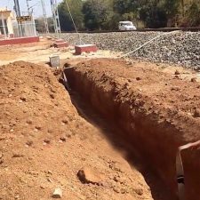 Buried Rail Earthing